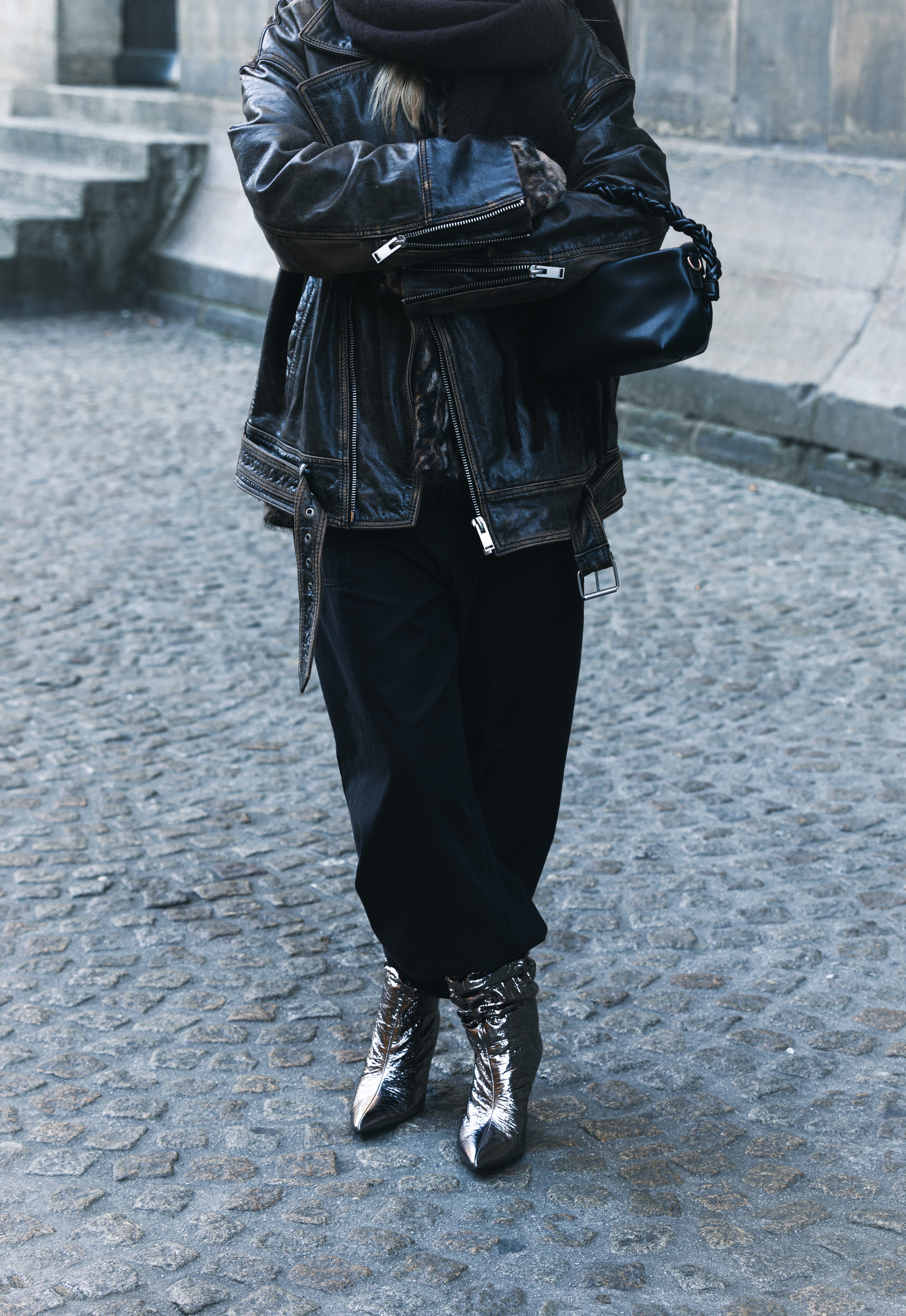 Metallic enkellaarsjes